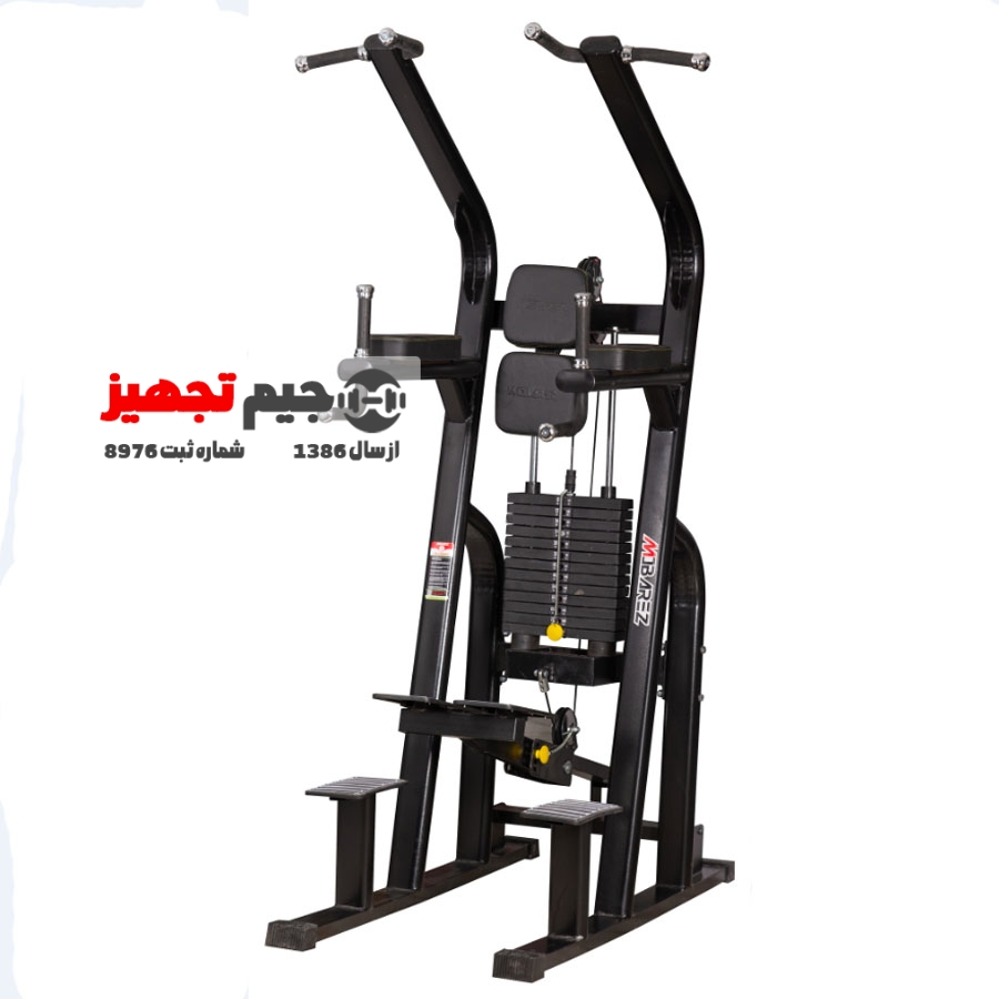 دستگاه پارالل بارفیکس شکم خلبانی ماشینی مبارز