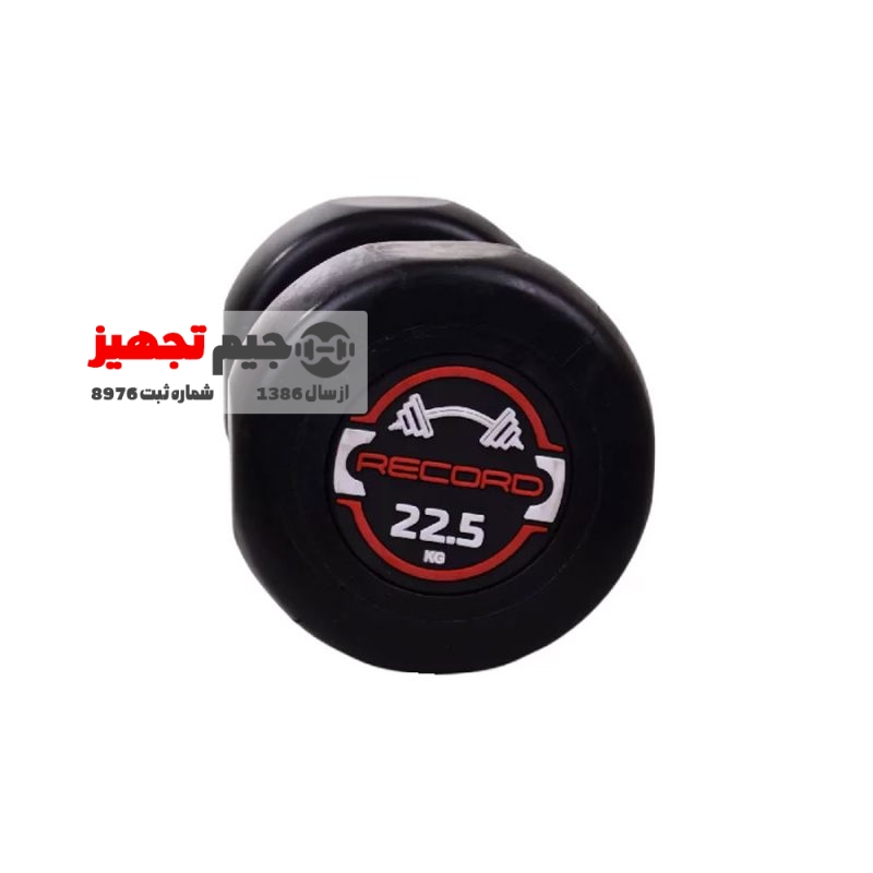دمبل گرد استپ دار رکورد 22 و نیم کیلوگرم یک جفت - Image 2
