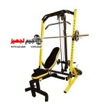 Squat Rack with Cable Puller and HE Bench