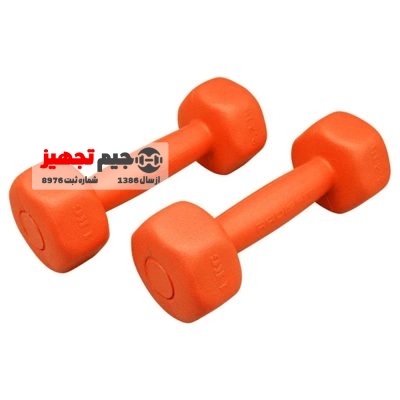Aerobic dumbbells 9 kg, one pair
