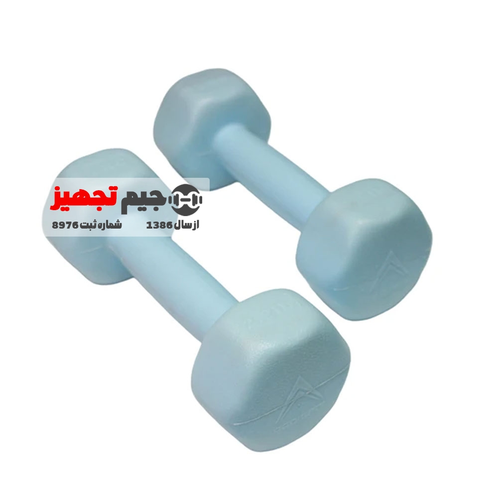 RADIS-FIT-DAMBELL-1kg-GYM-TAJHIZ-8 Aerobic dumbbells 6 kg, one pair